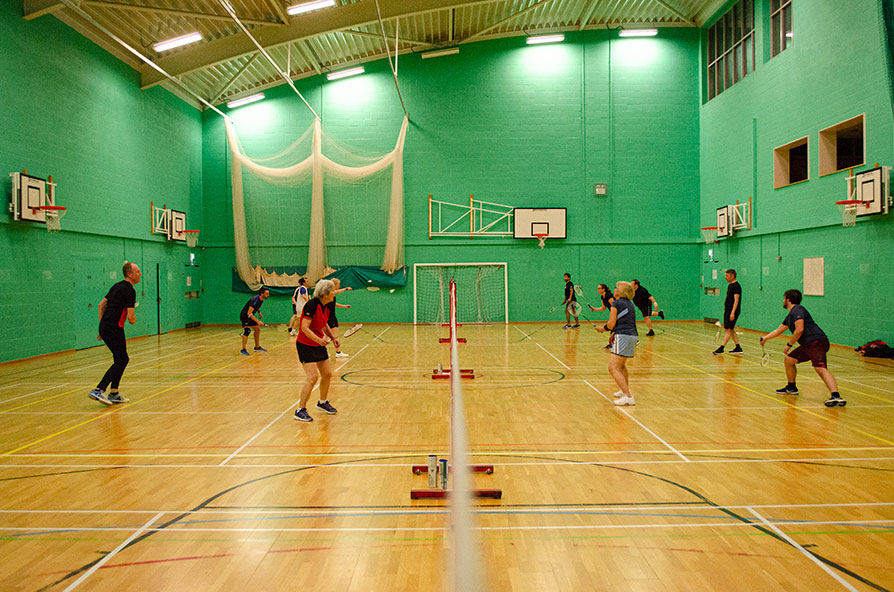 image of badminton courts